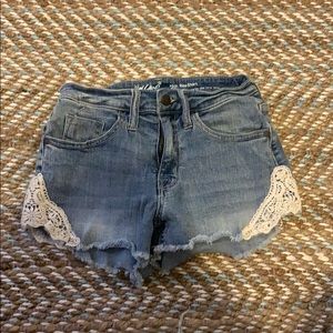 Denim shorts